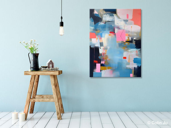 Modern Wall Paintings, Contemporary Painting on Canvas, Abstract Painting for Bedroom, Extra Large Original Acrylic Art, Buy Wall Art Online-LargePaintingArt.com