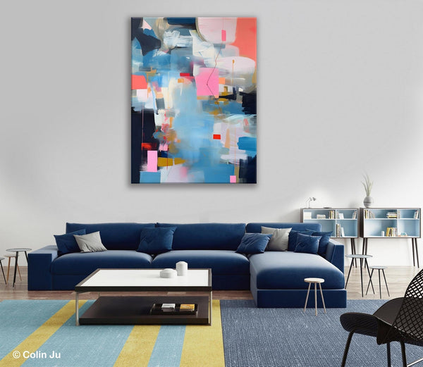 Modern Wall Paintings, Contemporary Painting on Canvas, Abstract Painting for Bedroom, Extra Large Original Acrylic Art, Buy Wall Art Online-LargePaintingArt.com