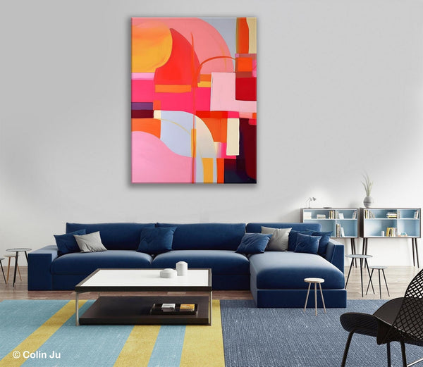 Contemporary Acrylic Painting on Canvas, Modern Wall Art Paintings, Canvas Paintings for Bedroom, Large Original Art, Buy Wall Art Online-LargePaintingArt.com