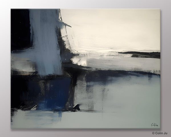 Abstract Painting for Bedroom, Large Original Abstract Art, Contemporary Acrylic Paintings, Abstract Painting on Canvas, Simple Wall Art-LargePaintingArt.com