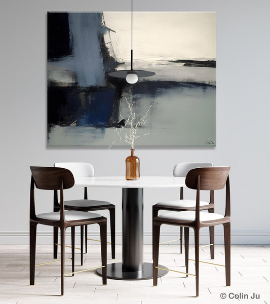 Abstract Painting for Bedroom, Large Original Abstract Art, Contemporary Acrylic Paintings, Abstract Painting on Canvas, Simple Wall Art-LargePaintingArt.com