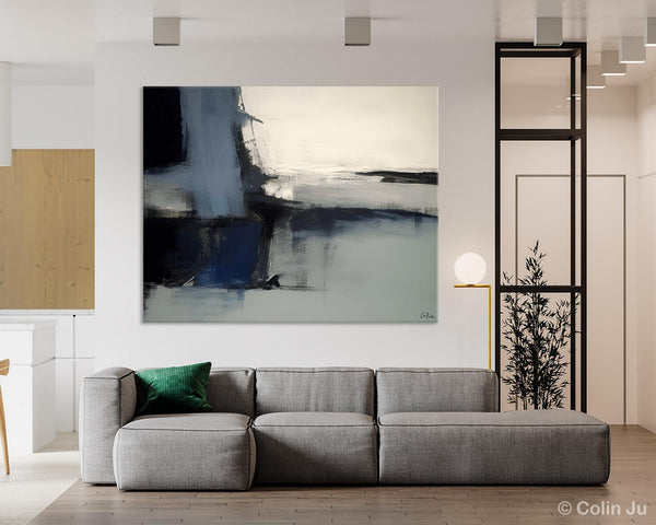 Abstract Painting for Bedroom, Large Original Abstract Art, Contemporary Acrylic Paintings, Abstract Painting on Canvas, Simple Wall Art-LargePaintingArt.com