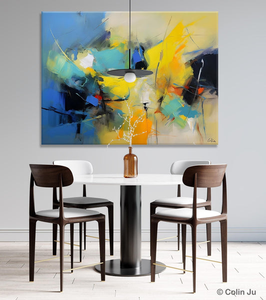Hand Painted Canvas Art, Contemporary Acrylic Art, Oversized Canvas Paintings, Original Abstract Art, Huge Wall Art Ideas for Living Room-LargePaintingArt.com