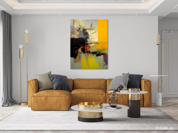 Large Wall Art Paintings for Living Room, Large Original Artwork, Contemporary Acrylic Painting on Canvas, Modern Canvas Art Paintings-LargePaintingArt.com