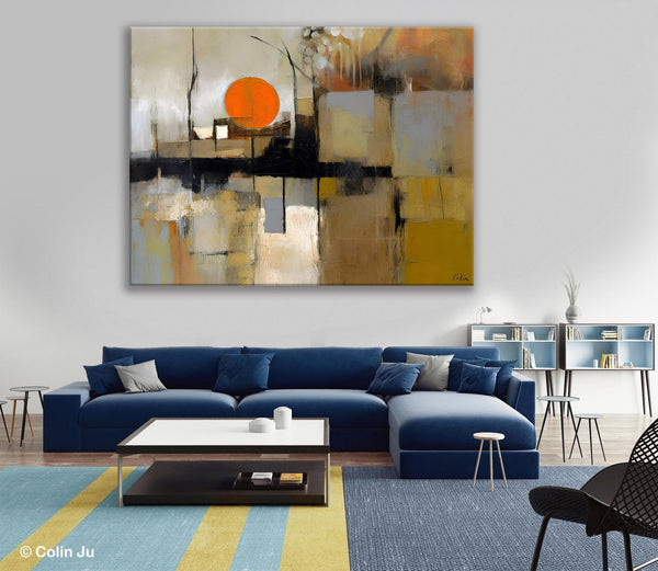 Large Wall Art Ideas for Living Room, Hand Painted Canvas Art, Oversized Canvas Paintings, Original Abstract Art, Contemporary Acrylic Art-LargePaintingArt.com