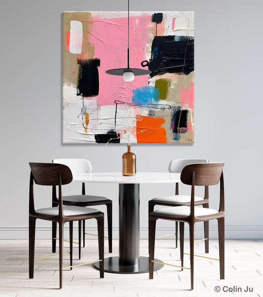 Modern Acrylic Artwork, Large Abstract Painting for Bedroom, Original Abstract Wall Art, Modern Canvas Paintings, Contemporary Canvas Art-LargePaintingArt.com