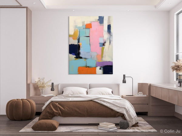 Original Canvas Art, Contemporary Acrylic Painting on Canvas, Large Wall Art Painting for Bedroom, Oversized Modern Abstract Wall Paintings-LargePaintingArt.com