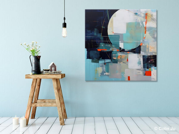 Large Abstract Painting for Bedroom, Modern Acrylic Artwork, Original Abstract Wall Art, Modern Canvas Paintings, Contemporary Canvas Art-LargePaintingArt.com