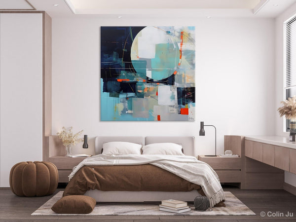 Large Abstract Painting for Bedroom, Modern Acrylic Artwork, Original Abstract Wall Art, Modern Canvas Paintings, Contemporary Canvas Art-LargePaintingArt.com