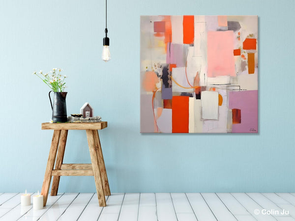 Original Abstract Wall Art, Modern Canvas Paintings, Large Abstract Painting for Bedroom, Modern Acrylic Artwork, Contemporary Canvas Art-LargePaintingArt.com
