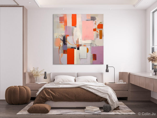 Original Abstract Wall Art, Modern Canvas Paintings, Large Abstract Painting for Bedroom, Modern Acrylic Artwork, Contemporary Canvas Art-LargePaintingArt.com