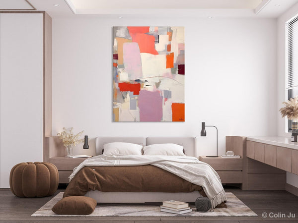 Contemporary Acrylic Painting on Canvas, Large Wall Art Painting for Bedroom, Original Canvas Art, Oversized Modern Abstract Wall Paintings-LargePaintingArt.com