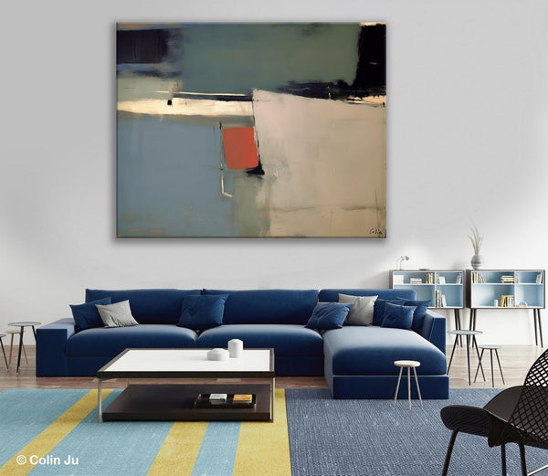 Huge Abstract Painting for Bedroom, Large Original Abstract Wall Art, Oversized Contemporary Acrylic Paintings, Abstract Paintings on Canvas-LargePaintingArt.com