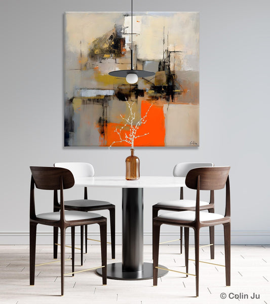 Large Abstract Art for Bedroom, Original Abstract Wall Art, Simple Modern Acrylic Artwork, Modern Canvas Paintings, Contemporary Canvas Art-LargePaintingArt.com