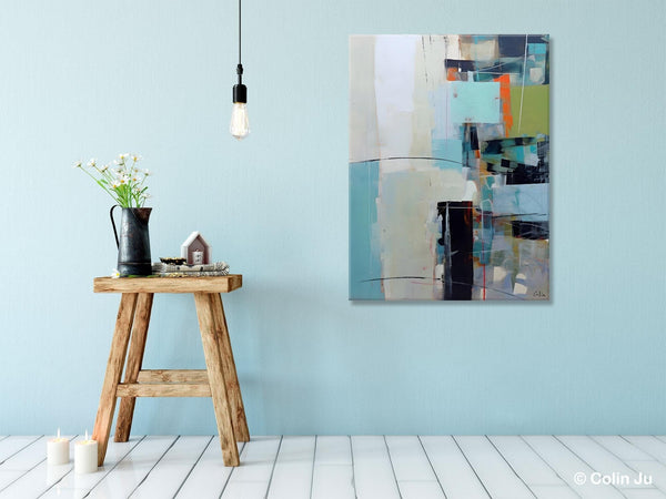 Abstract Wall Paintings, Large Contemporary Wall Art, Extra Large Paintings for Bedroom, Hand Painted Canvas Art, Original Modern Painting-LargePaintingArt.com