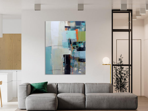 Abstract Wall Paintings, Large Contemporary Wall Art, Extra Large Paintings for Bedroom, Hand Painted Canvas Art, Original Modern Painting-LargePaintingArt.com