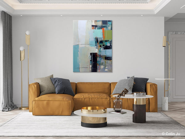 Abstract Wall Paintings, Large Contemporary Wall Art, Extra Large Paintings for Bedroom, Hand Painted Canvas Art, Original Modern Painting-LargePaintingArt.com