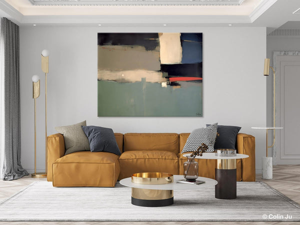Contemporary Acrylic Paintings, Extra Large Abstract Painting for Living Room, Large Original Abstract Wall Art, Abstract Painting on Canvas-LargePaintingArt.com