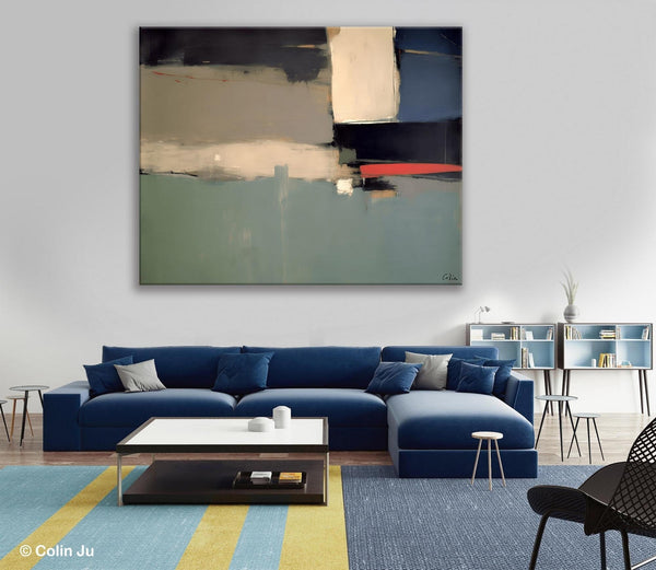Contemporary Acrylic Paintings, Extra Large Abstract Painting for Living Room, Large Original Abstract Wall Art, Abstract Painting on Canvas-LargePaintingArt.com