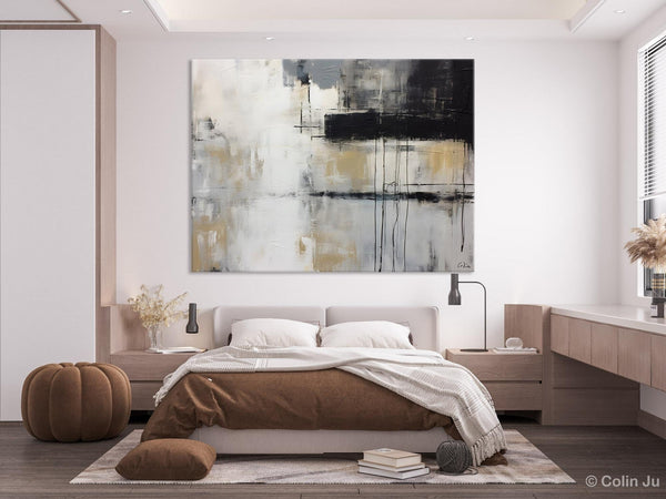 Hand Painted Original Canvas Art, Contemporary Acrylic Paintings, Large Wall Art Painting for Bedroom, Oversized Modern Abstract Paintings-LargePaintingArt.com