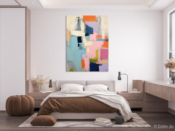 Large Wall Art Painting for Bedroom, Original Canvas Art, Contemporary Acrylic Painting on Canvas, Oversized Modern Abstract Wall Paintings-LargePaintingArt.com