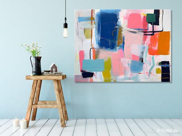 Large Wall Art Painting for Bedroom, Original Canvas Art, Oversized Modern Abstract Wall Paintings, Contemporary Acrylic Painting on Canvas-LargePaintingArt.com