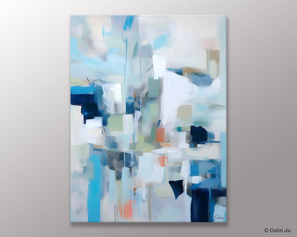 Large Modern Canvas Wall Paintings, Original Abstract Art, Hand Painted Acrylic Painting on Canvas, Large Wall Art Painting for Dining Room-LargePaintingArt.com