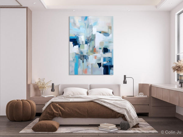 Large Modern Canvas Wall Paintings, Original Abstract Art, Hand Painted Acrylic Painting on Canvas, Large Wall Art Painting for Dining Room-LargePaintingArt.com
