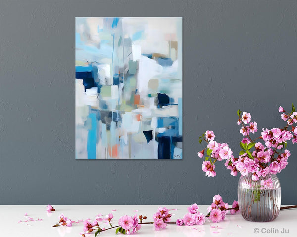 Large Modern Canvas Wall Paintings, Original Abstract Art, Hand Painted Acrylic Painting on Canvas, Large Wall Art Painting for Dining Room-LargePaintingArt.com