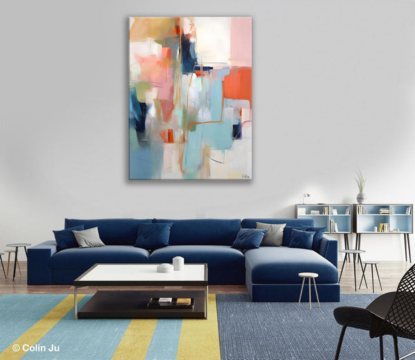 Large Wall Art Painting for Bedroom, Oversized Abstract Wall Art Paintings, Original Modern Artwork, Contemporary Acrylic Painting on Canvas-LargePaintingArt.com