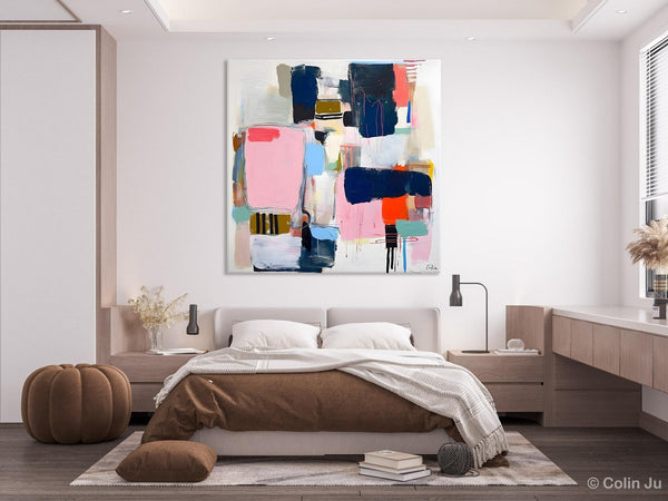 Modern Original Abstract Wall Art, Contemporary Canvas Art, Canvas Paintings, Large Abstract Art for Bedroom, Simple Modern Acrylic Artwork-LargePaintingArt.com