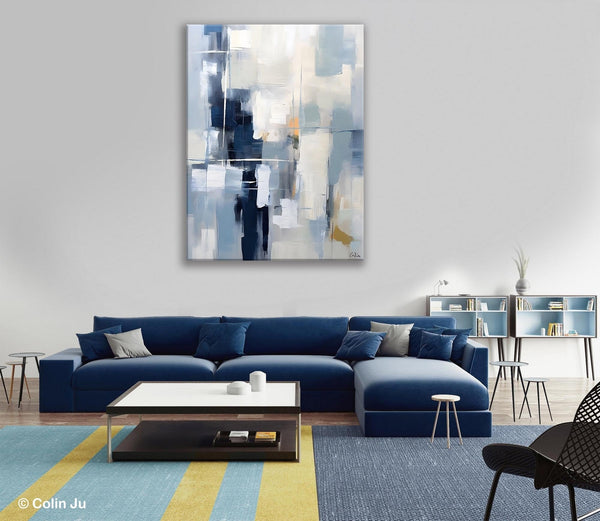 Large Modern Canvas Wall Paintings, Original Abstract Art, Large Wall Art Painting for Dining Room, Hand Painted Acrylic Painting on Canvas-LargePaintingArt.com