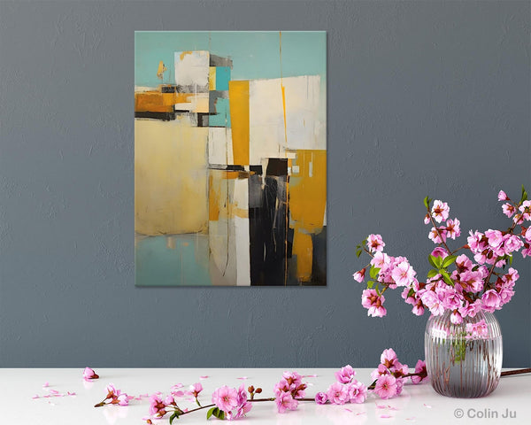 Large Modern Canvas Wall Art Paintings, Large Wall Art Paintings for Bedroom, Original Abstract Art, Hand Painted Acrylic Painting on Canvas-LargePaintingArt.com