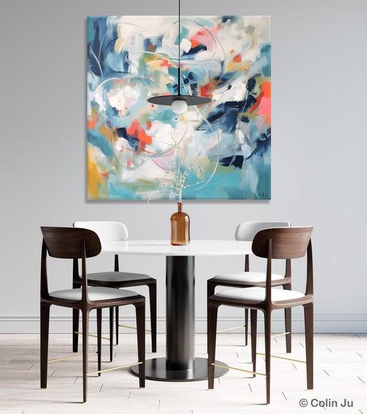 Modern Acrylic Art, Modern Original Abstract Art, Large Abstract Art for Bedroom, Simple Canvas Paintings for Sale, Contemporary Canvas Art-LargePaintingArt.com