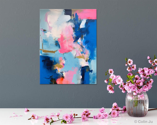 Large Abstract Painting for Bedroom, Oversized Canvas Wall Art Paintings, Original Modern Artwork, Contemporary Acrylic Painting on Canvas-LargePaintingArt.com