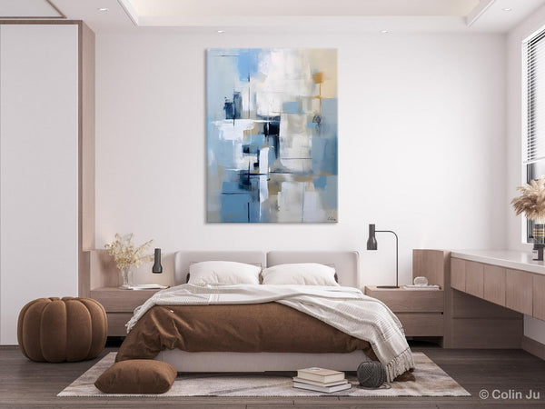 Hand Painted Acrylic Painting on Canvas, Large Modern Canvas Art, Original Abstract Art Paintings, Large Wall Art Painting for Dining Room-LargePaintingArt.com