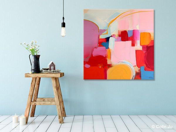 Large Abstract Art for Bedroom, Original Abstract Wall Art, Modern Canvas Paintings, Simple Modern Acrylic Artwork, Contemporary Canvas Art-LargePaintingArt.com