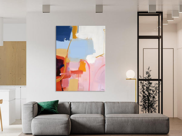 Contemporary Acrylic Painting on Canvas, Large Wall Art Painting for Bedroom, Original Canvas Art, Oversized Modern Abstract Wall Paintings-LargePaintingArt.com