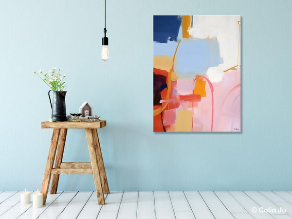 Contemporary Acrylic Painting on Canvas, Large Wall Art Painting for Bedroom, Original Canvas Art, Oversized Modern Abstract Wall Paintings-LargePaintingArt.com