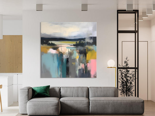 Contemporary Canvas Art, Original Modern Wall Art, Modern Acrylic Artwork, Modern Canvas Paintings, Large Abstract Painting for Bedroom-LargePaintingArt.com