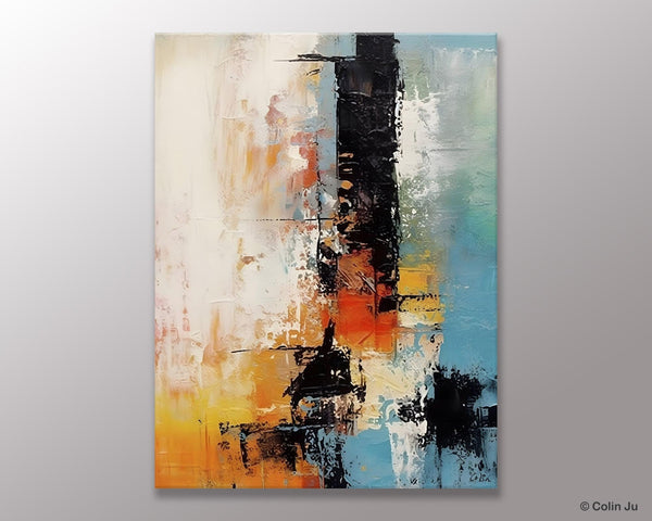 Contemporary Wall Art Paintings, Hand Painted Canvas Art, Original Abstract Art, Modern Acrylic Paintings, Large Paintings for Living Room-LargePaintingArt.com