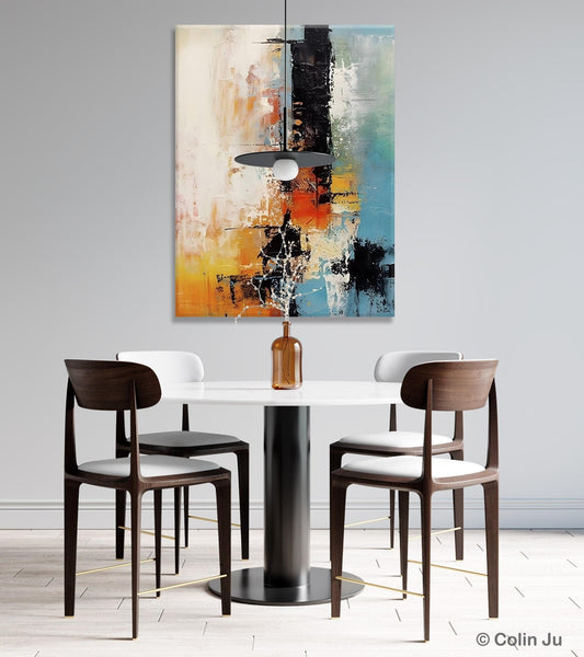 Contemporary Wall Art Paintings, Hand Painted Canvas Art, Original Abstract Art, Modern Acrylic Paintings, Large Paintings for Living Room-LargePaintingArt.com