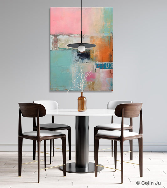 Canvas Paintings for Dining Room, Oversized Modern Wall Art, Acrylic Painting on Canvas, Contemporary Paintings, Original Abstract Paintings-LargePaintingArt.com