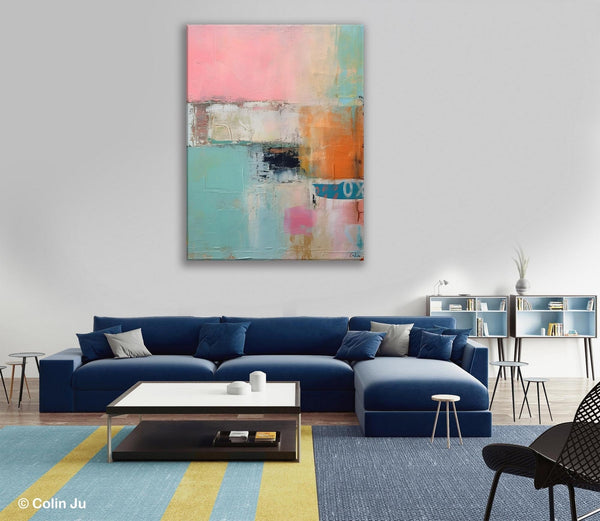 Canvas Paintings for Dining Room, Oversized Modern Wall Art, Acrylic Painting on Canvas, Contemporary Paintings, Original Abstract Paintings-LargePaintingArt.com