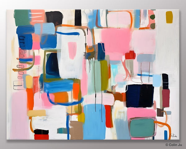Large Wall Art Ideas for Living Room, Hand Painted Canvas Art, Oversized Canvas Paintings, Original Abstract Art, Contemporary Acrylic Art-LargePaintingArt.com