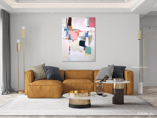 Abstract Painting on Canvas, Contemporary Acrylic Paintings, Extra Large Canvas Painting for Bedroom, Original Abstract Wall Art for Sale-LargePaintingArt.com