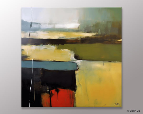 Large Abstract Painting for Bedroom, Original Modern Wall Art Paintings, Modern Acrylic Paintings, Huge Contemporary Canvas Paintings-LargePaintingArt.com