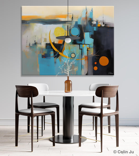 Extra Large Canvas Painting for Living Room, Original Acrylic Wall Art, Oversized Contemporary Acrylic Paintings, Abstract Canvas Paintings-LargePaintingArt.com