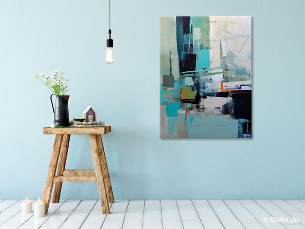 Original Abstract Art, Large Wall Art Painting for Dining Room, Large Modern Canvas Wall Paintings, Hand Painted Acrylic Painting on Canvas-LargePaintingArt.com