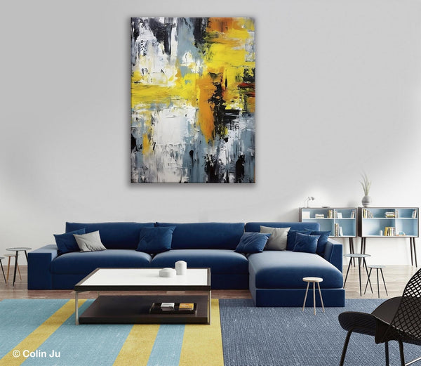 Large Modern Paintings, Contemporary Wall Art, Hand Painted Canvas Art, Extra Large Paintings for Living Room, Original Abstract Painting-LargePaintingArt.com